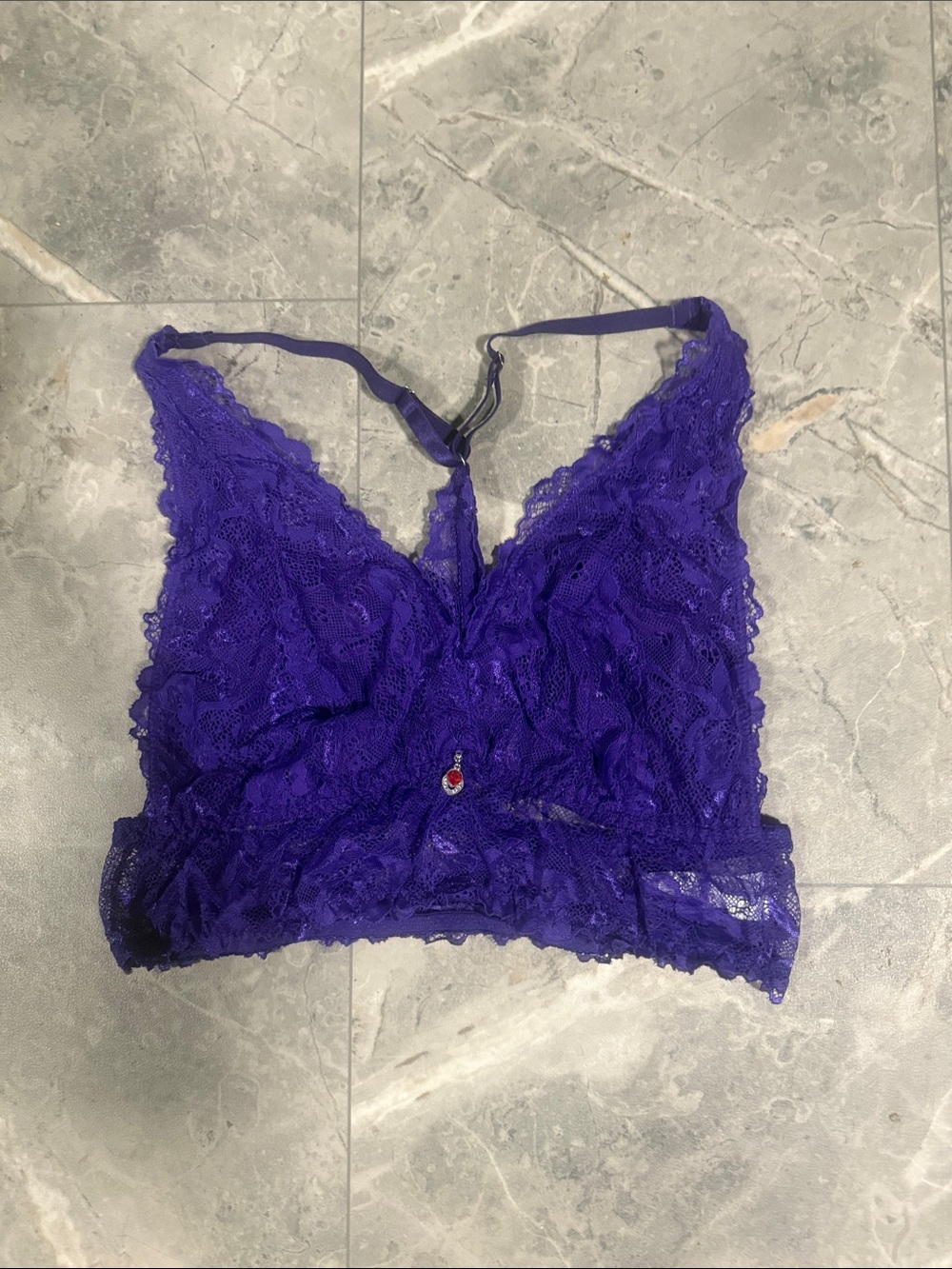 Lace Bralette in Deep Purple - Women's Intimates